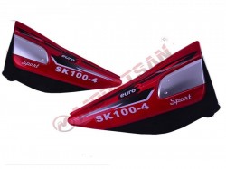 Çelik SK 100-Falcon Akü Kapağı [Kırmızı-Takım]